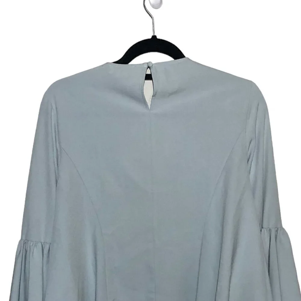 Carmen Marco Valvo Bell Sleeve Blouse - Picture 3 of 3